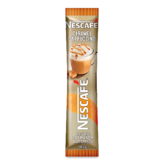 Напій кавовий Nescafe Caramel cappuccino розчинний (14г)