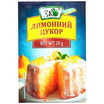 Цукор Еко лимонний 20 г (4823118501445)