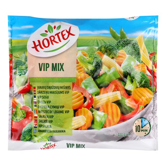 Суміш овочева Hortex VIP mix швидкозаморожена 400 г (5900477000297)