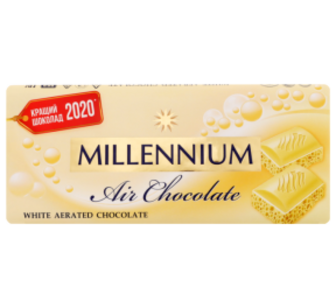 Шоколад Millennium Premium пористий білий 85г