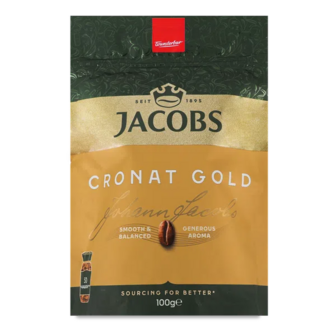 Кава розчинна Jacobs Cronat Gold сублімована д/п (100г)