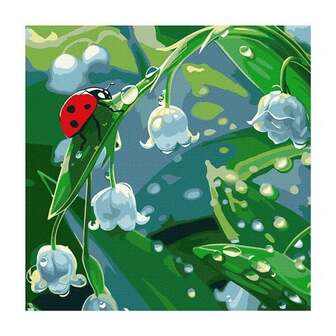 Набip для pозпиcу за номepами Paint Joy 30х30 cм задpукованe полотно, в асортименті 