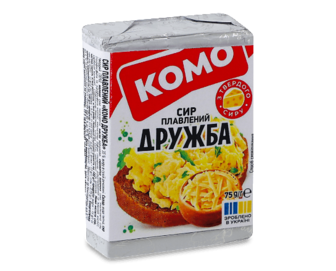 Сир плавлений Комо Дружба 35% (75г)