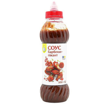 Соус Auchan Барбекю-пікант 500 г (4823090136581)
