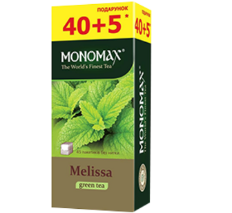 Чай Monomax Melissa зел. 40+5 ф/п