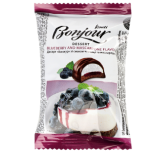 Десерт Konti Bonjour чорниця та маскарпоне 29г