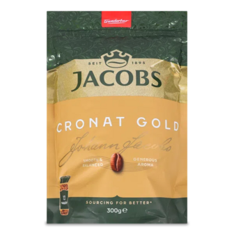 Кава розчинна Jacobs Cronat Gold сублімована д/п (300г)