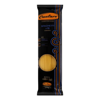 Вироби макаронні Cantare Spaghetti №18 (400г)