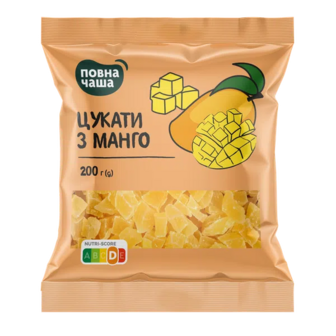 Манго «Повна Чаша»® цукати (200г)