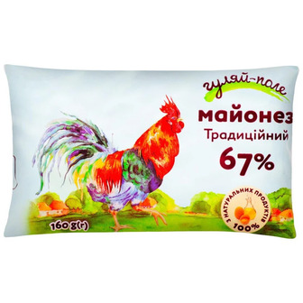Майонез Гуляй-поле Традиційний 67% 160г