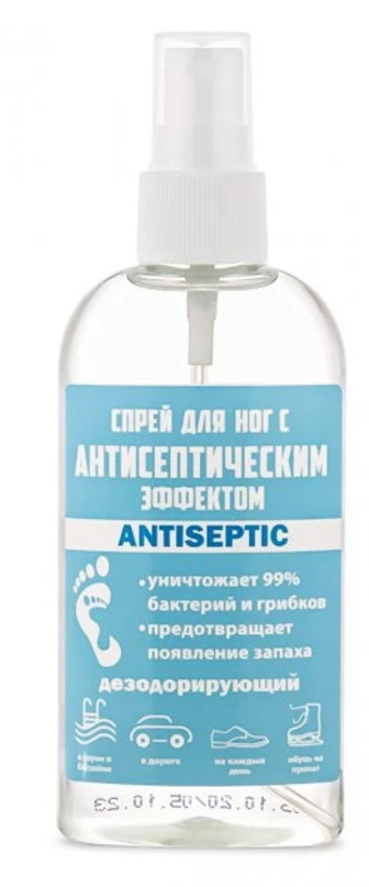 Лосьйон для ніг антисептичний Аромат з дезодоруючим ефектом, 100 мл