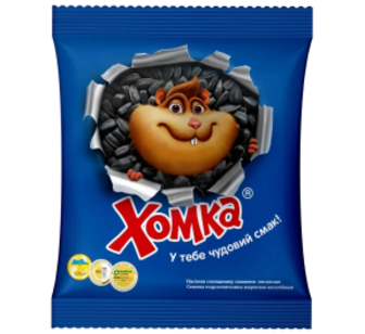 Насіння Хомка соняшникове смажене н/сол.125г