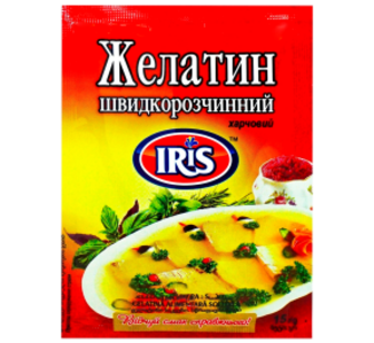 Приправа Iris Желатин 15г