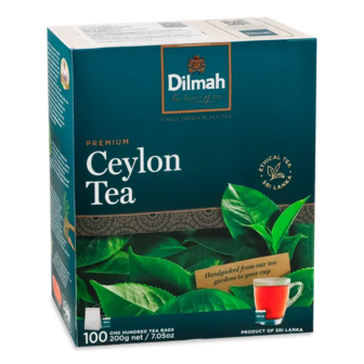 Чай чорний Dilmah Преміум з ярликом (120*2г)