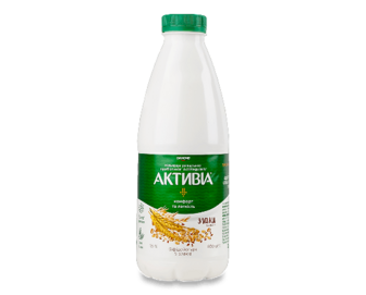 Біфідойогурт Активіа 5 злаків питний 1,5%, пляшка (800г)