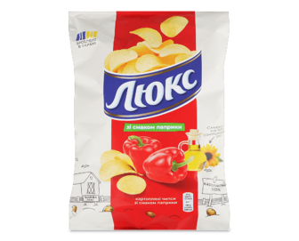 Чипси Люкс зі смаком паприки (125г)