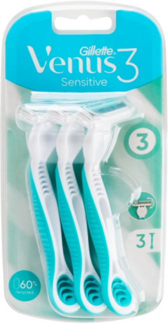 Бритва Gillette Venus3 Sensitive одноразові 3шт.