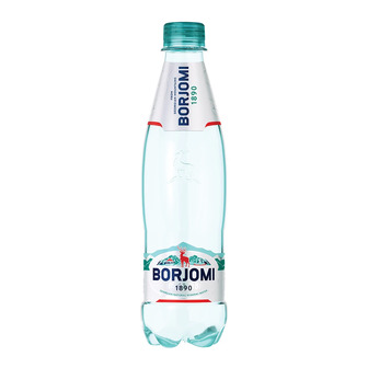 Вода мінеральна Borjomi сильногазована 0.5 л (4860019001353)