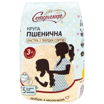 Крупа пшенична Сквірянка з твердих сортів, 600 г