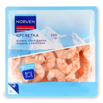 Креветка Norven чищена варена, 250г (250г)