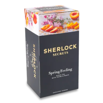 Чай чорний Sherlock Secrets Spring Feeling, 22*1,8г (22*1,8г)
