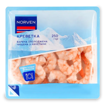 Креветка Norven чищена варена (250г)