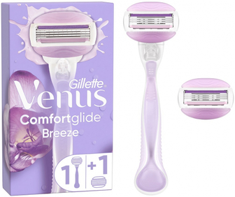 Станок для гоління Gillette Venus comfortGlide з 2 касетами