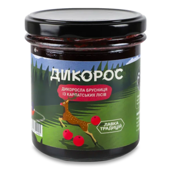 Джем Лавка традицій «Колекція смаку» Брусниця дикоросла (330г)