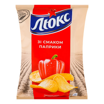 Чипси Люкс Паприка картопляні 105 г (7622202267857)