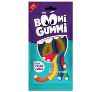 Цукерки Boomi Gummi Color Pencil 70г