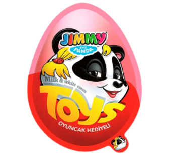 Яйце шоколадне з сюрпризом Jimmy для дівчат 25г