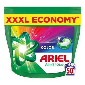 Капсули для прання Ariel Все в 1 для кольорового (50*18,2г)