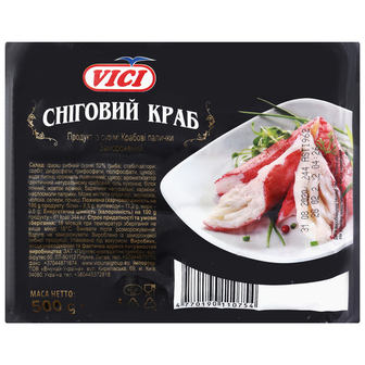 Палички крабові зам. Сніговий краб 500г