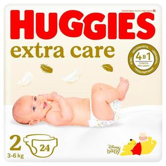 Підгузки дит. Huggies EC (2) 3-6кг 24шт