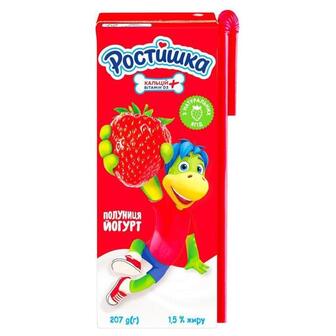 Йогурт пит. Ростишка 1,5% пол. 207г