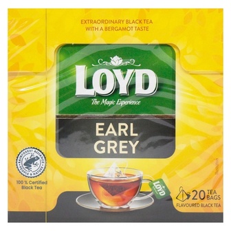 Чай чорний Ерл Грей Loyd 2г*20шт