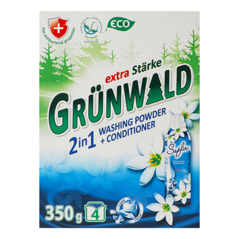 Порошок д/пр.ун.орг. Grünwald 2in1 350г