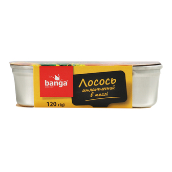 Лосось атлант. в олії Banga 120г