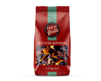 Вугілля деревне Chef de Grille (1,5кг)