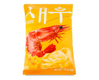 Чипси Shrips креветочні зі смаком сиру (50г)