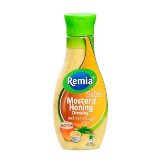Соус-дрессинг салатний Remia Mustard Honey, скляна пляшка, 250 г