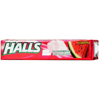 Цукерки жувальні Halls зі смаком кавуна 47 г
