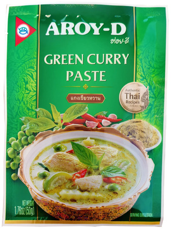 Паста карі Aroy-D зелена дой-пак 50 г