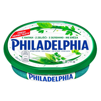 Сир Philadelphia із зеленню 59% 175 г (7622300756413)