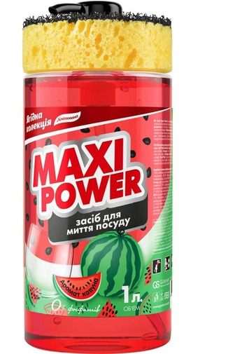 Засіб для миття посуду Maxi Power кавун 1 л (4823098414230)
