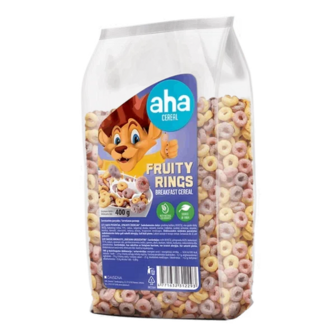 Сніданок сухий Aha Fruity Rings (400г)