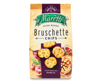 Брускети Maretti зі смаком часнику (80г)
