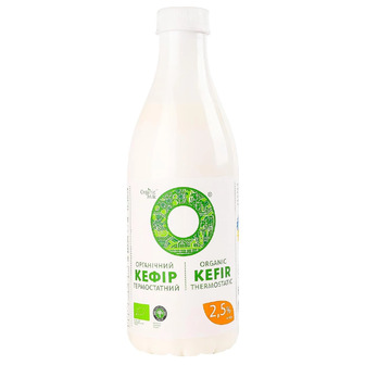 Кефір Organic Milk термостатний органічний 2.5% 900 г (4820178811071)