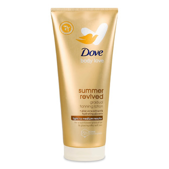 Лосьйон-автозасмага для тіла Dove Summer Revived Від світлого до середнього 200 мл (8720181260490)