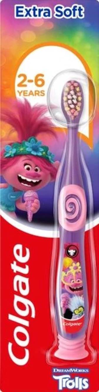 Зубна щітка дитяча Colgate Kids для дітей 2-6 років, рожева, дуже м'яка